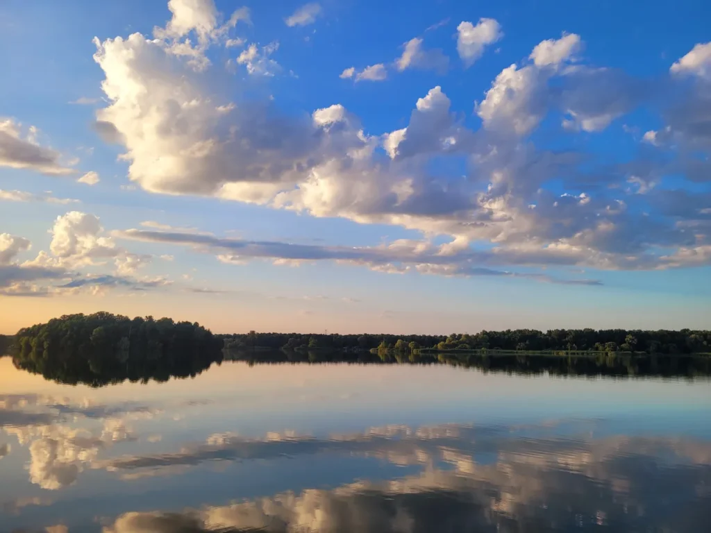 Dzierżno widok na jezioro