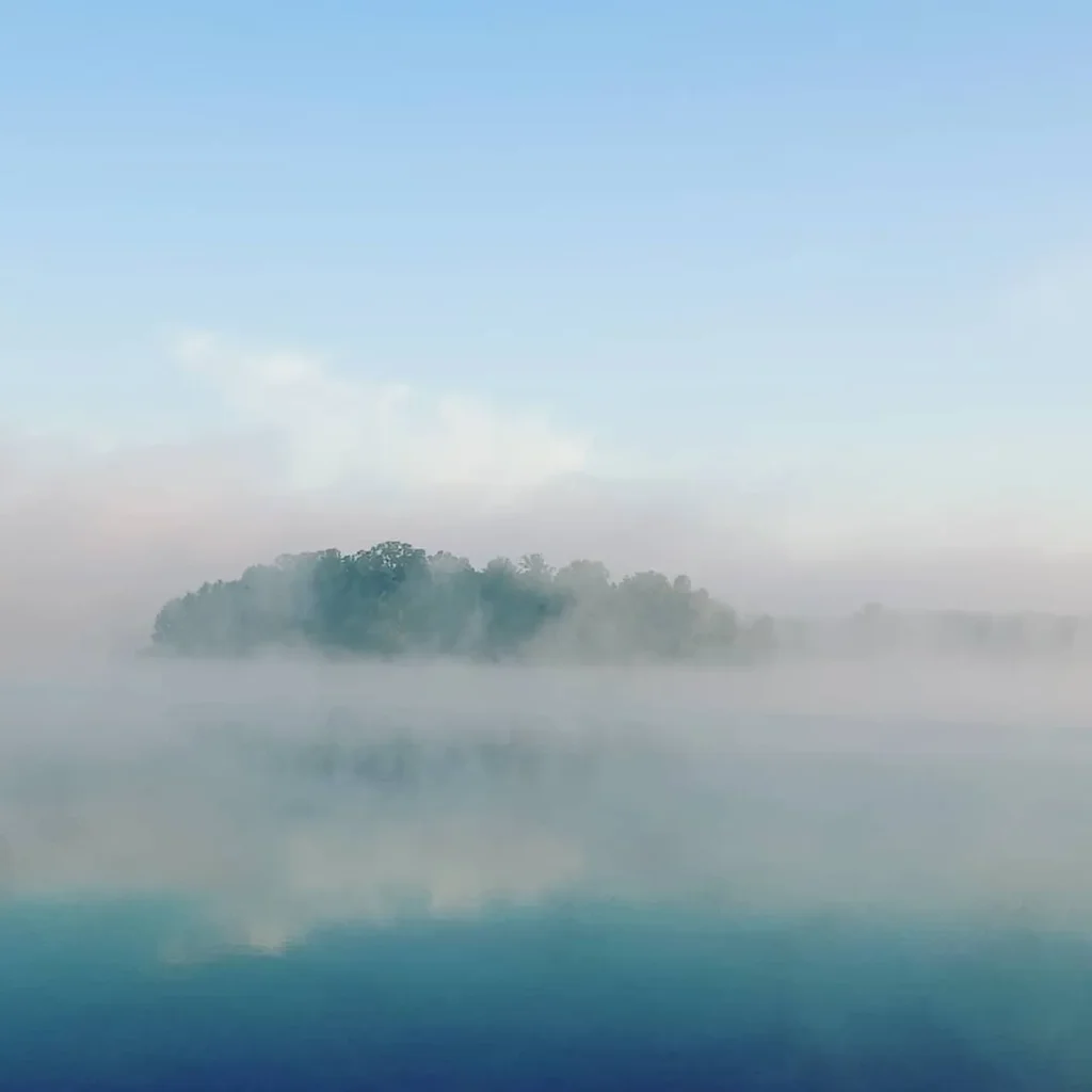 Widok na jezioro Dzierżno