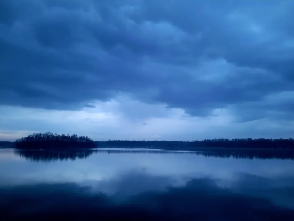 Widok na jezioro Dzierżno